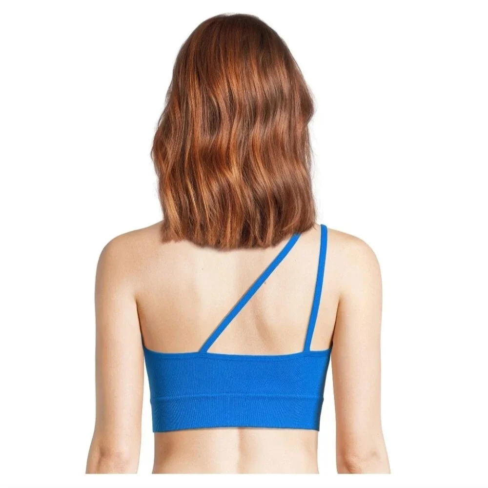 No Boundaries Juniors Ribbed One Shoulder Brami Size Small - Picture 3 of 7